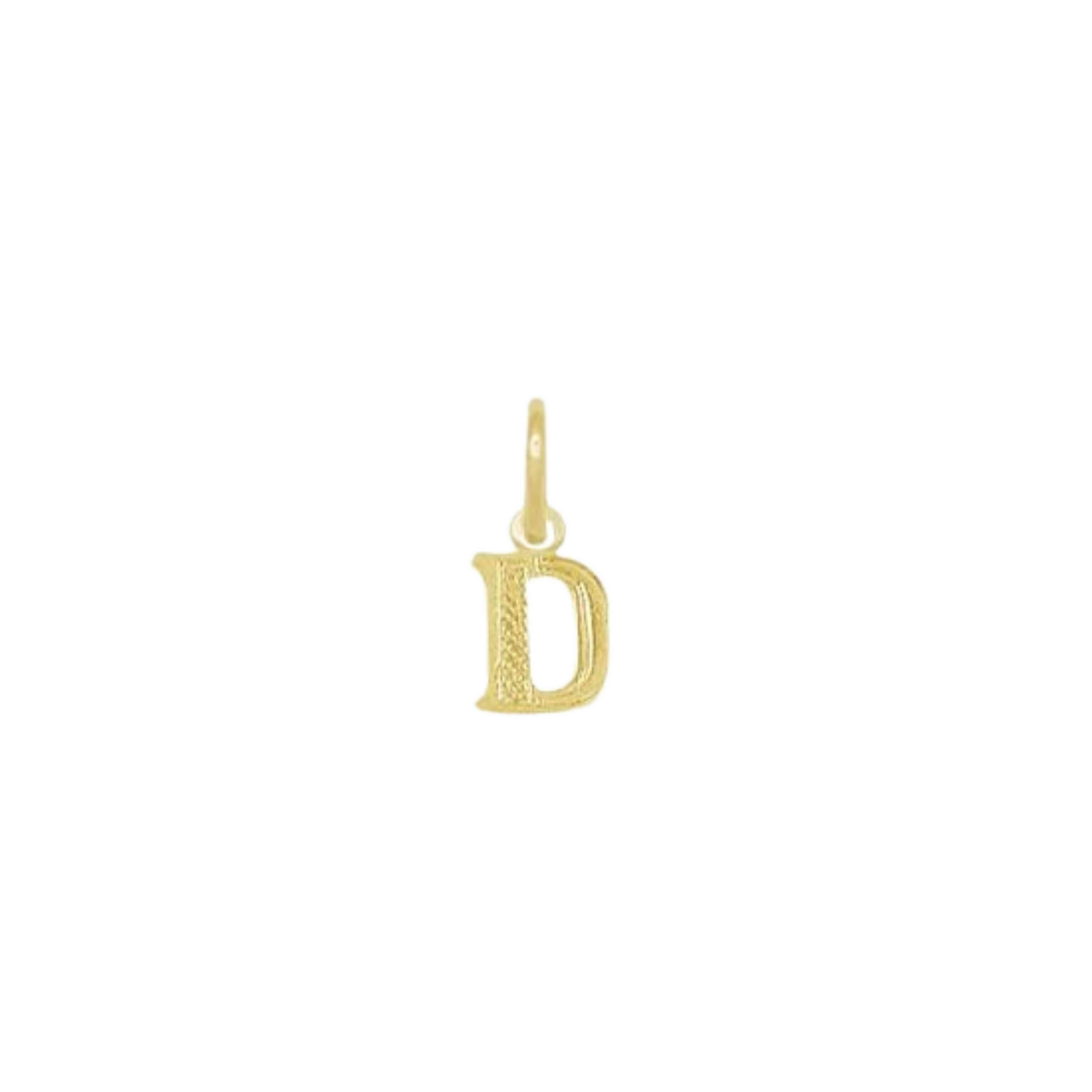 Pendente de Letra Banhado a Ouro