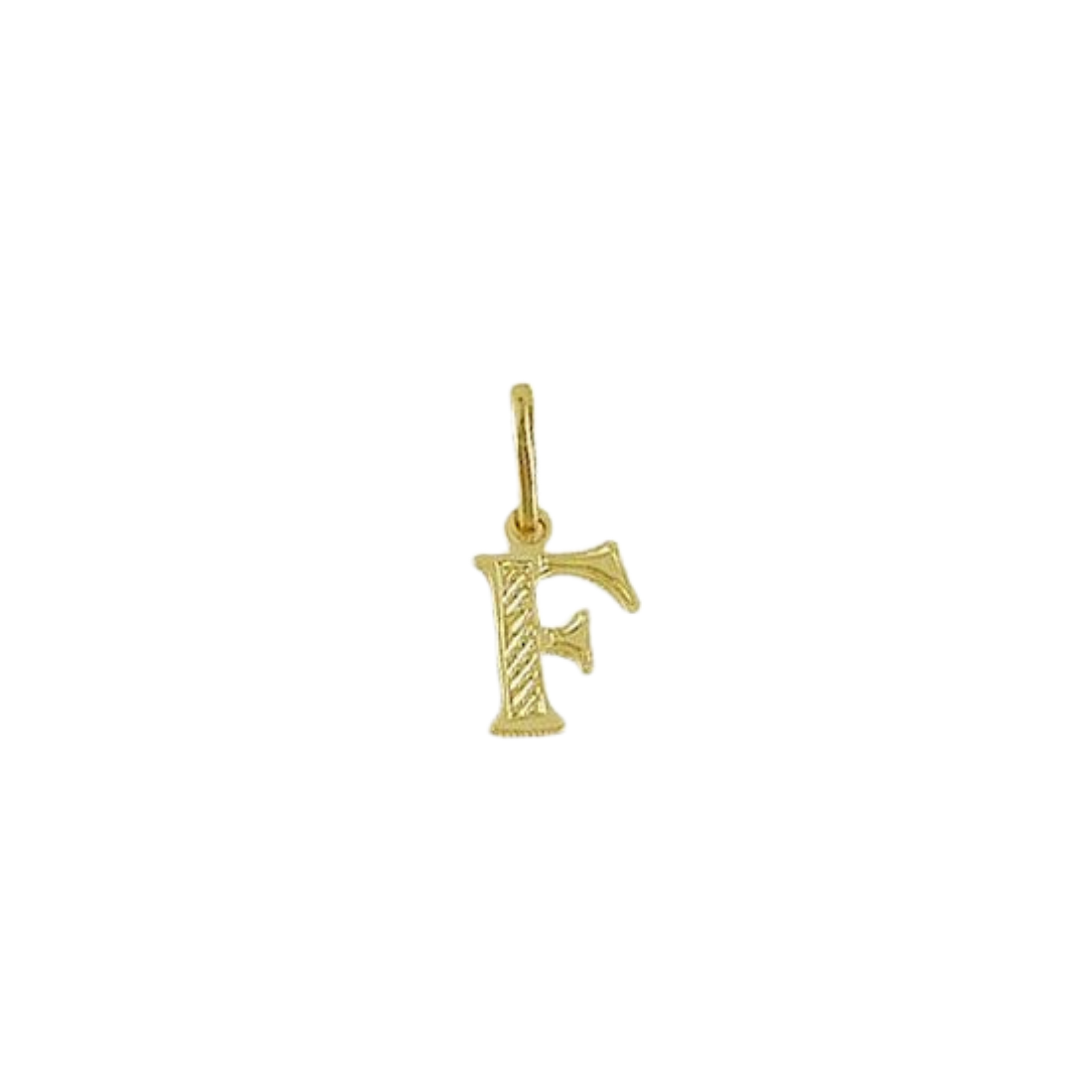 Pendente de Letra Banhado a Ouro