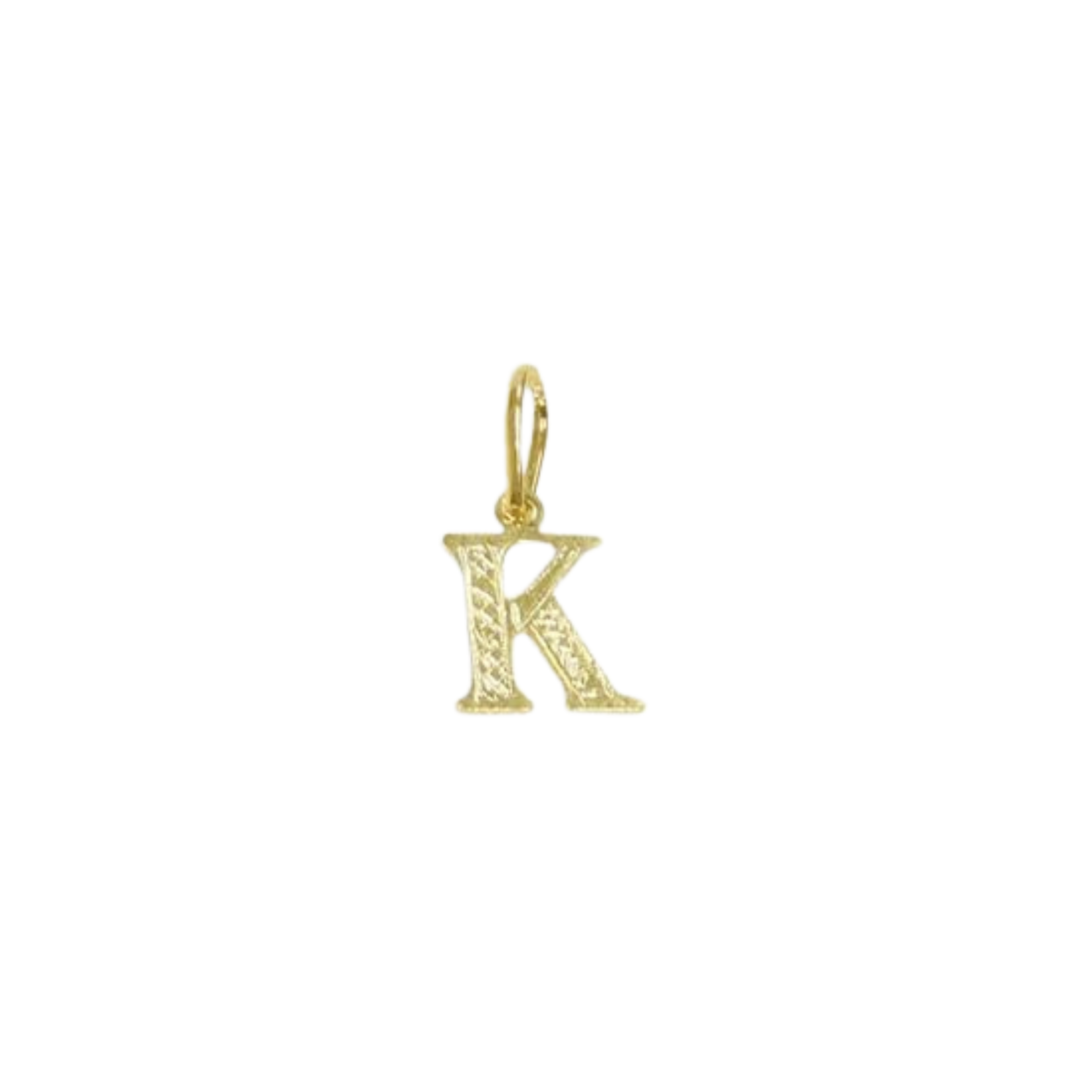 Pendente de Letra Banhado a Ouro