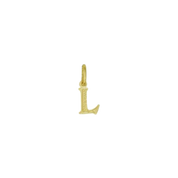 Pendente de Letra Banhado a Ouro