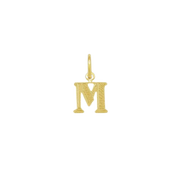 Pendente de Letra Banhado a Ouro