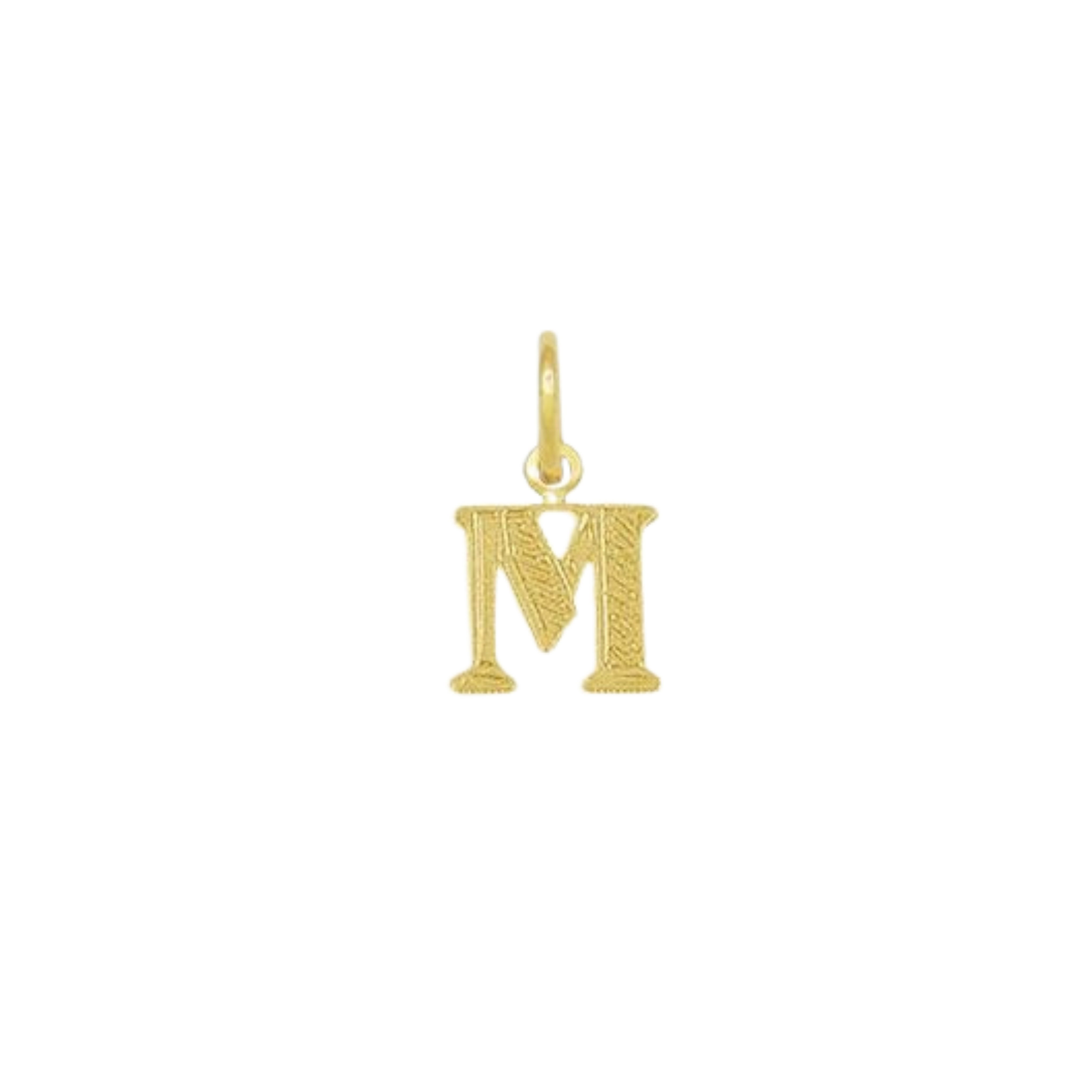 Pendente de Letra Banhado a Ouro