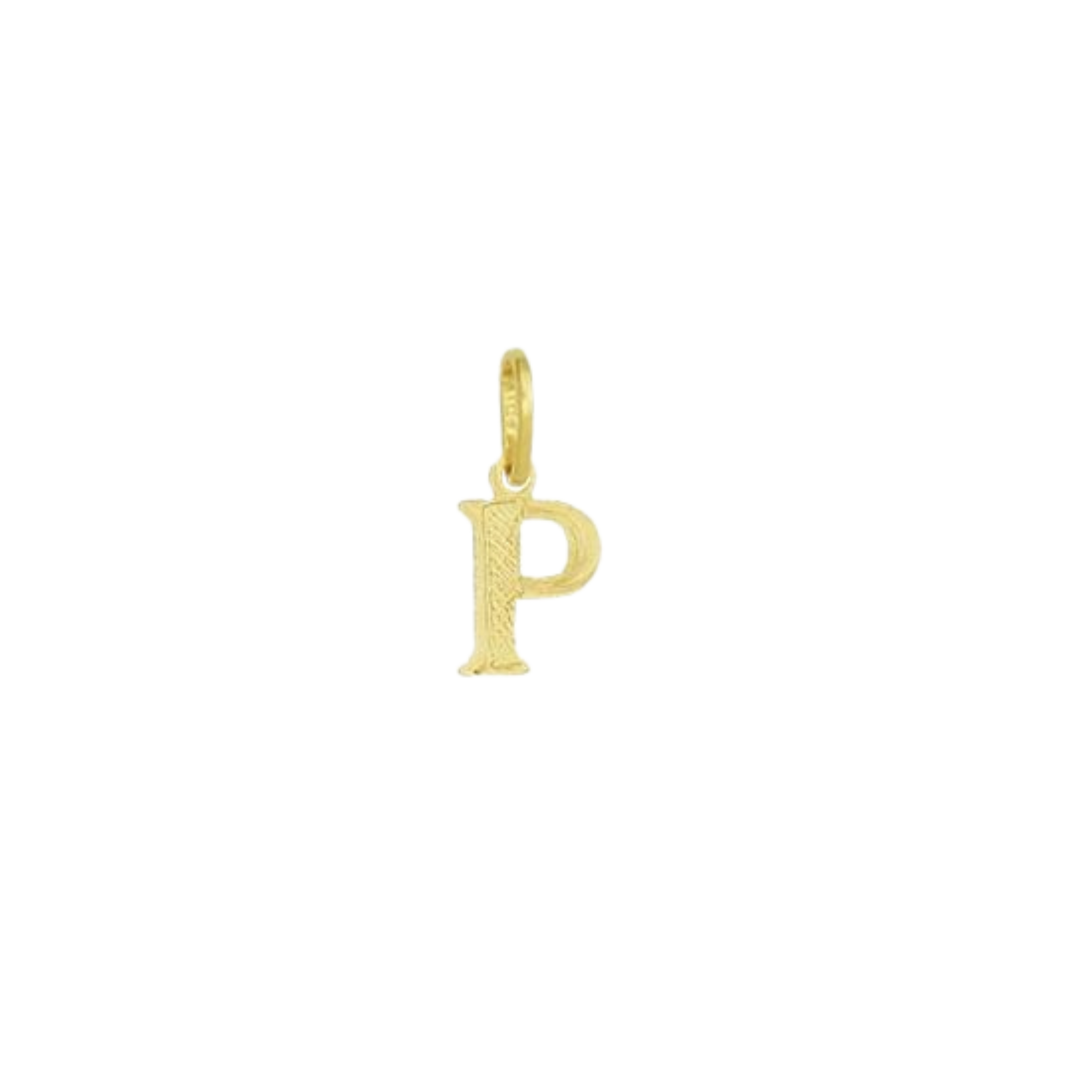 Pendente de Letra Banhado a Ouro