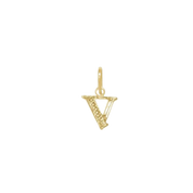 Pendente de Letra Banhado a Ouro