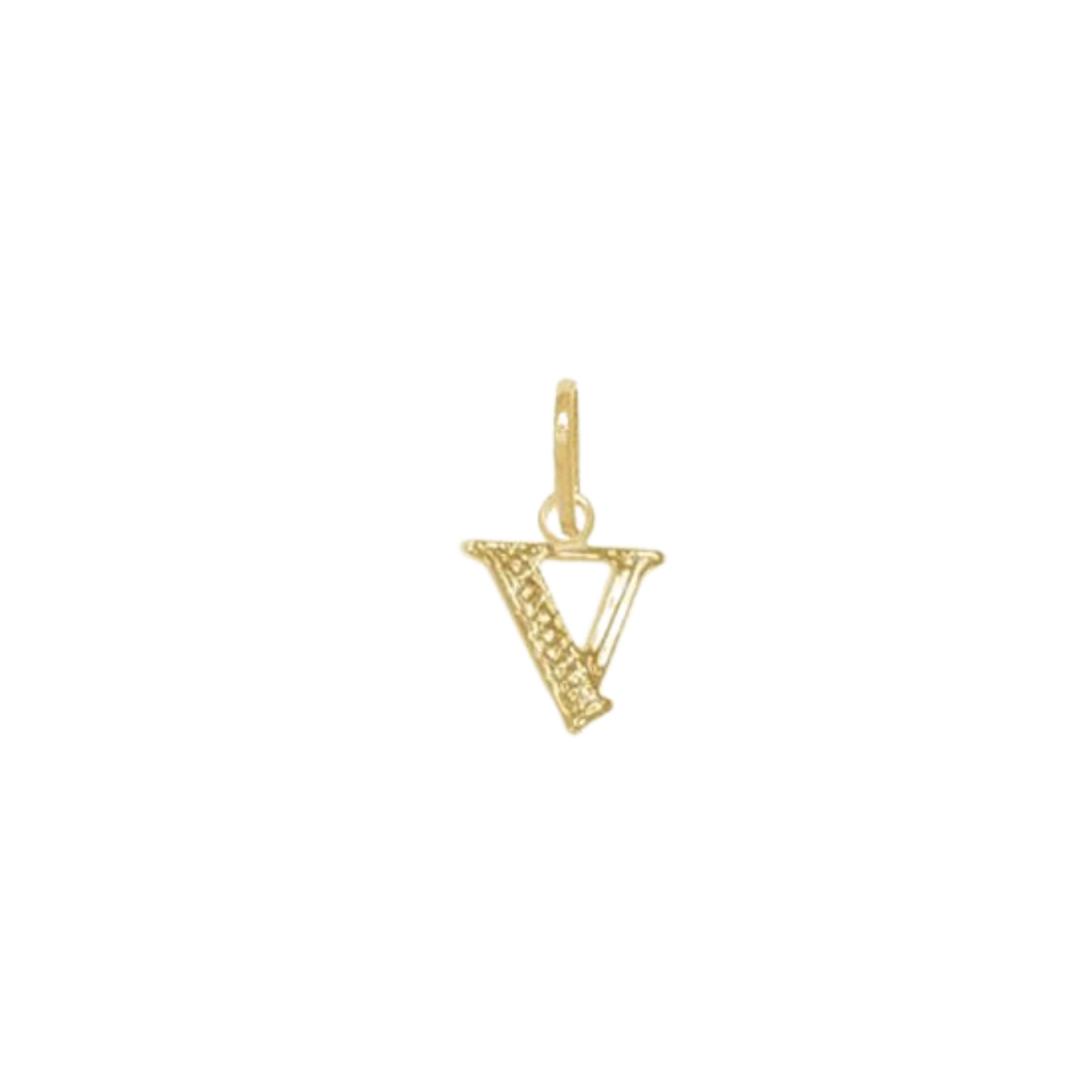 Pendente de Letra Banhado a Ouro