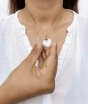 Ciondolo Cuore Paffuto – Gioiello di Latte Materno