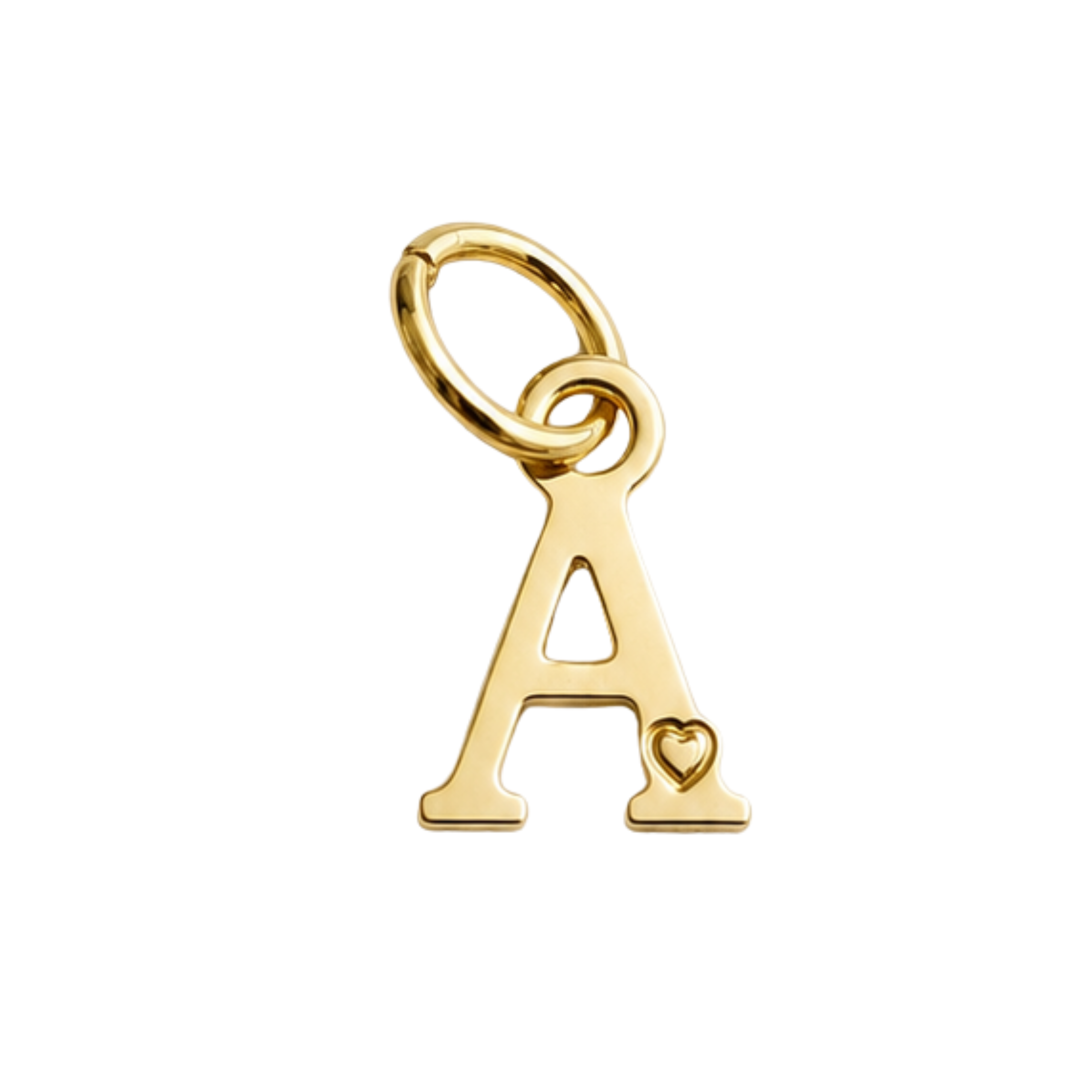 Pendente de Letra Banhado a Ouro