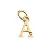 Ciondolo con Lettera Placcato Oro