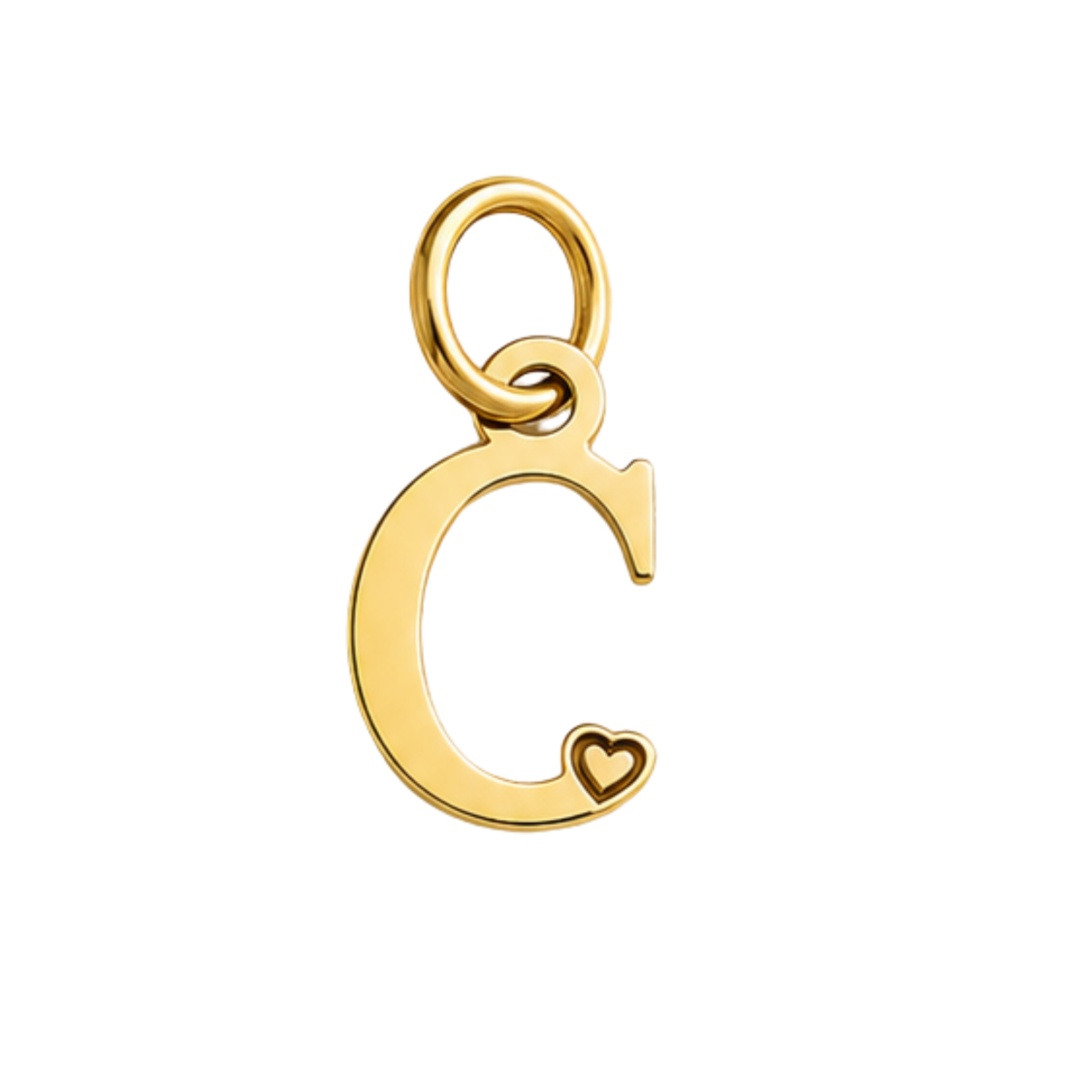 Pendente de Letra Banhado a Ouro