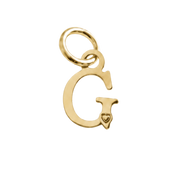 Pendente de Letra Banhado a Ouro