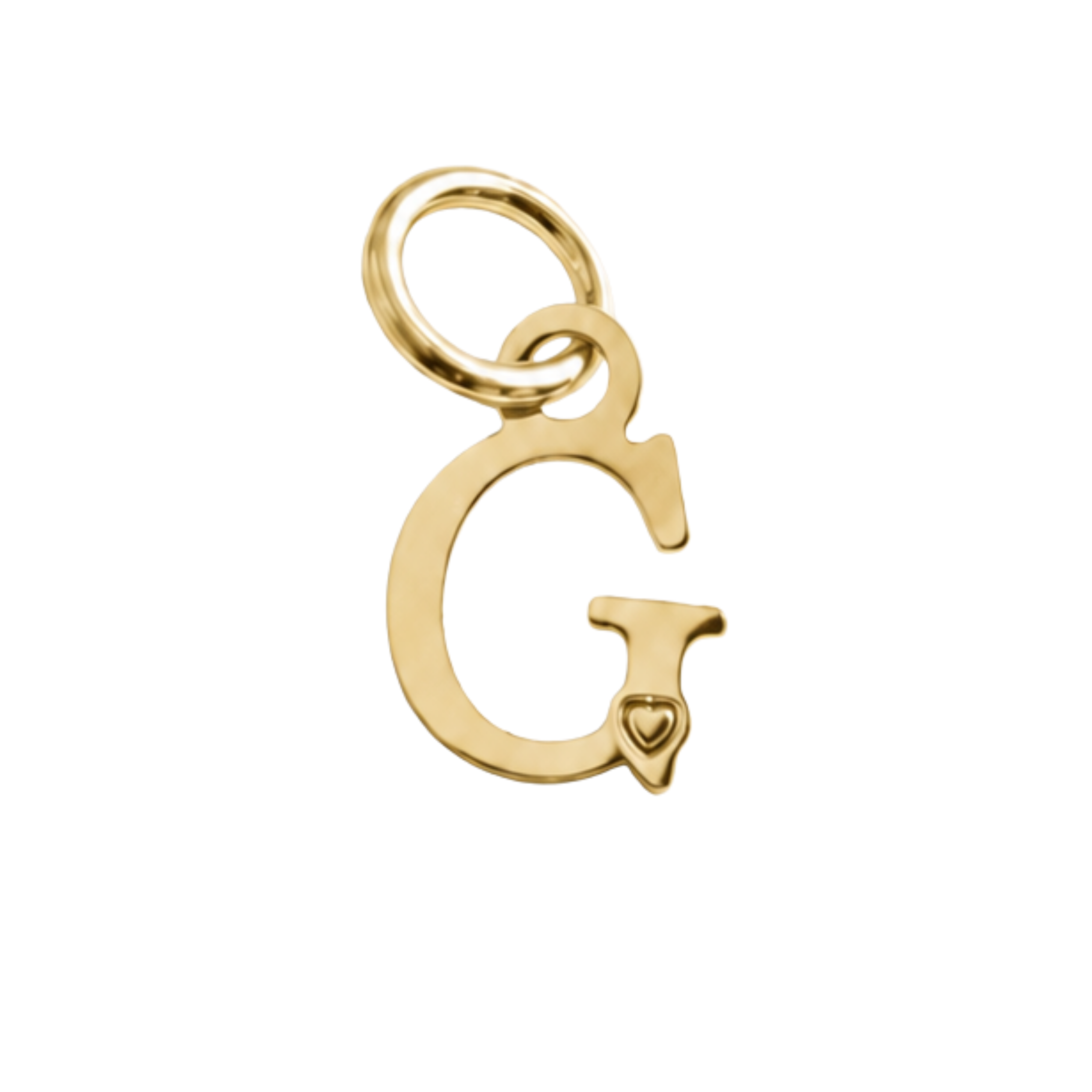 Pendente de Letra Banhado a Ouro