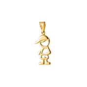 Pendente Menino/Menina Banhado a Ouro