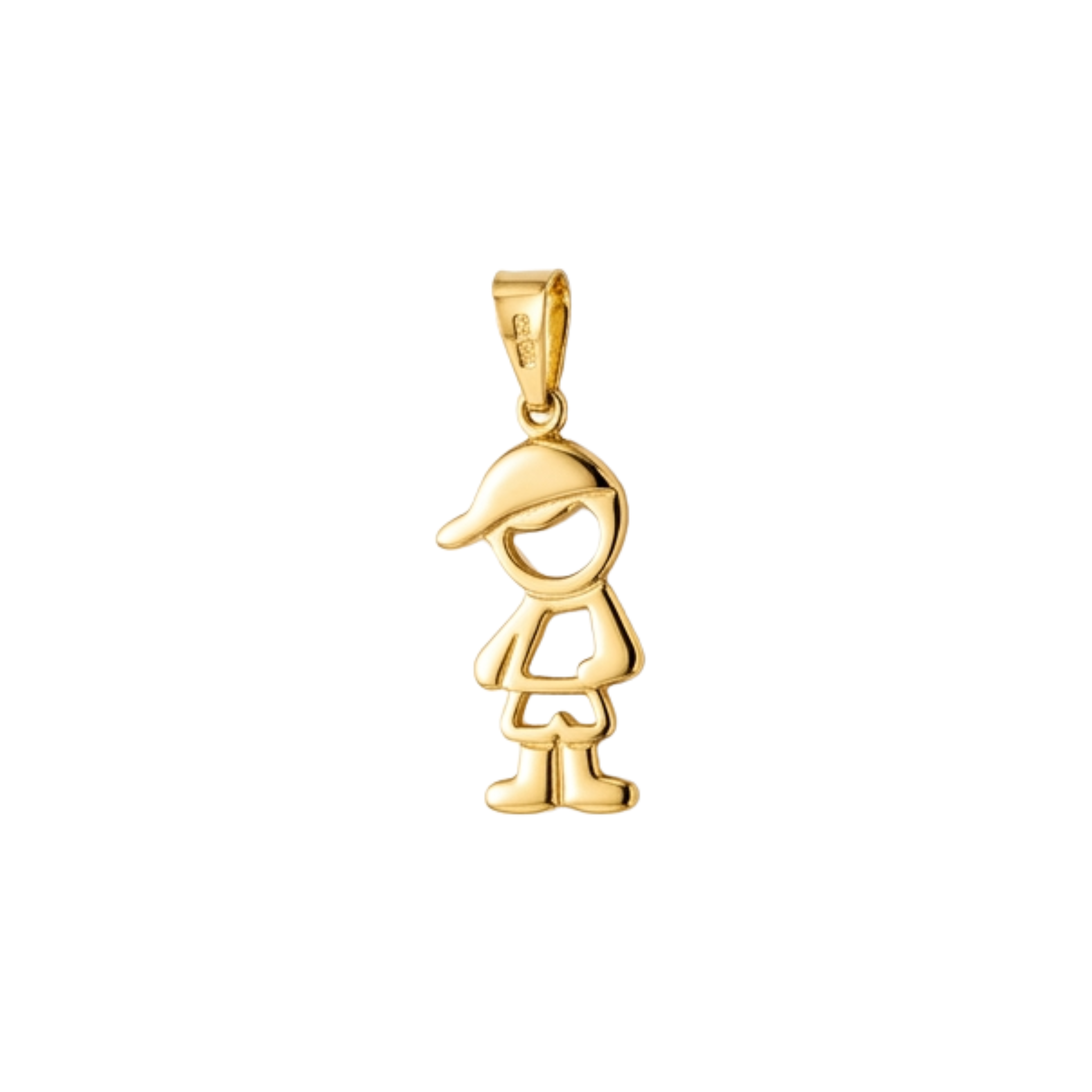 Pendente Menino/Menina Banhado a Ouro
