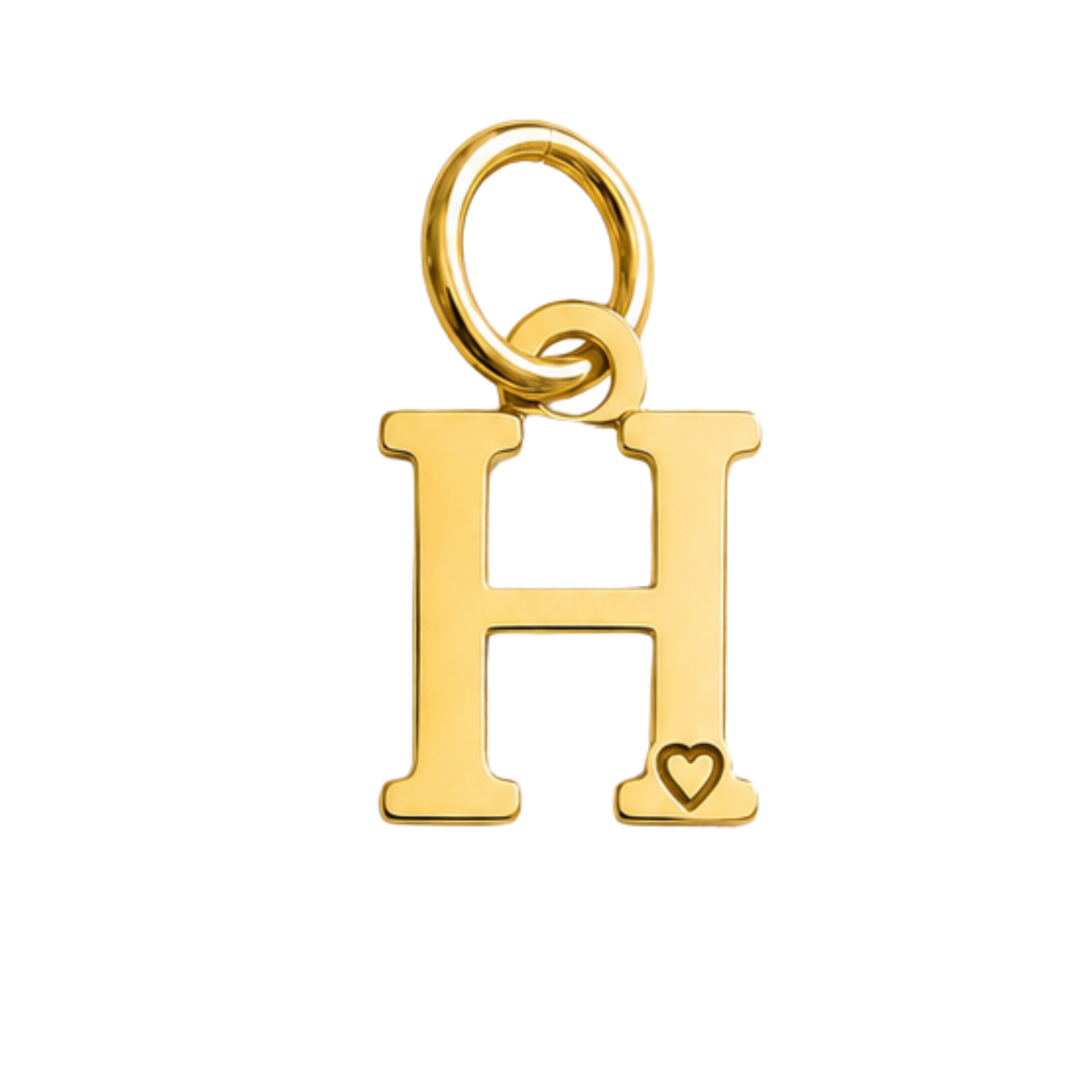 Pendente de Letra Banhado a Ouro