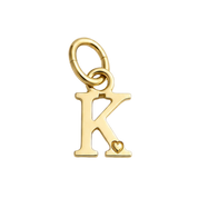 Pendente de Letra Banhado a Ouro