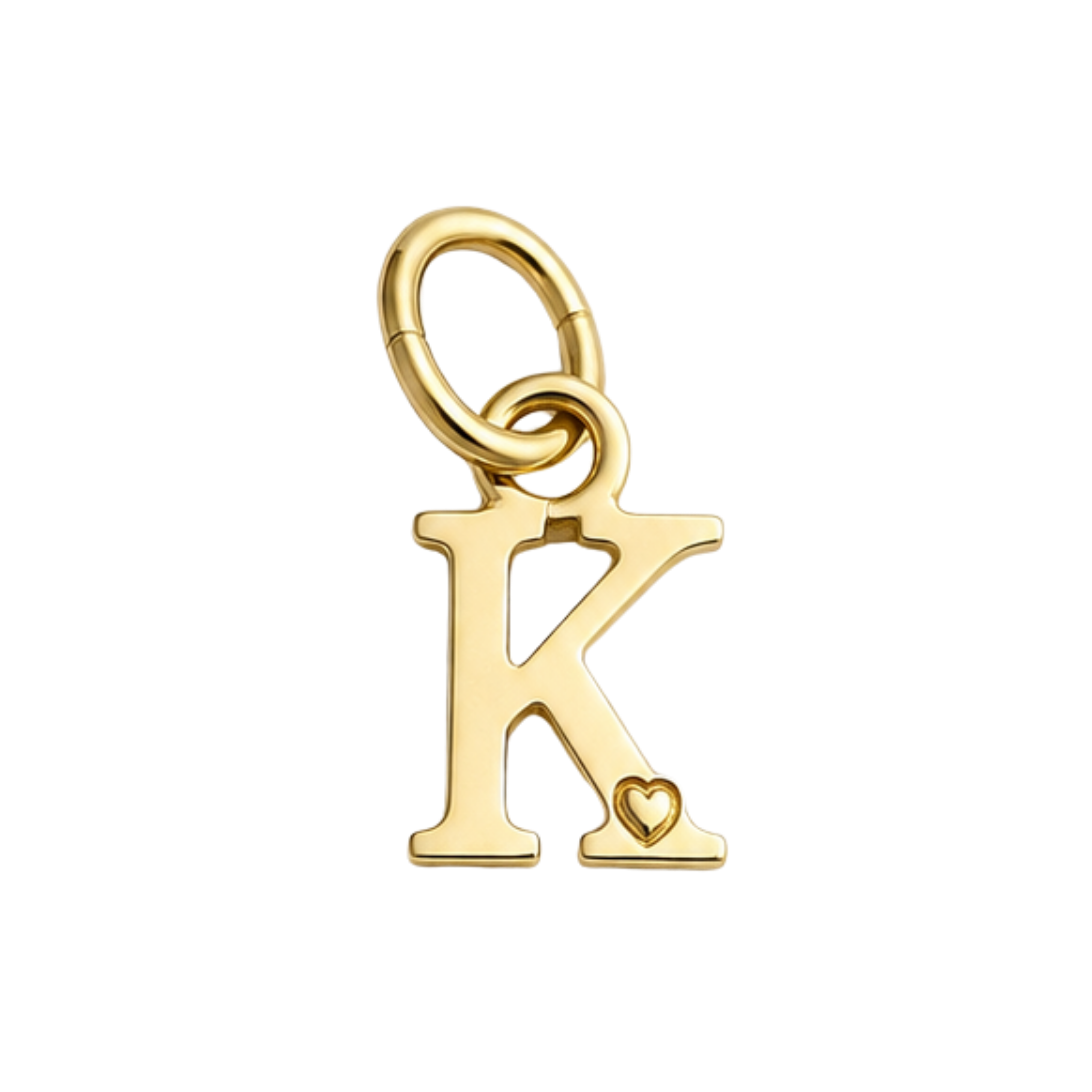 Pendente de Letra Banhado a Ouro