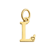 Pendente de Letra Banhado a Ouro