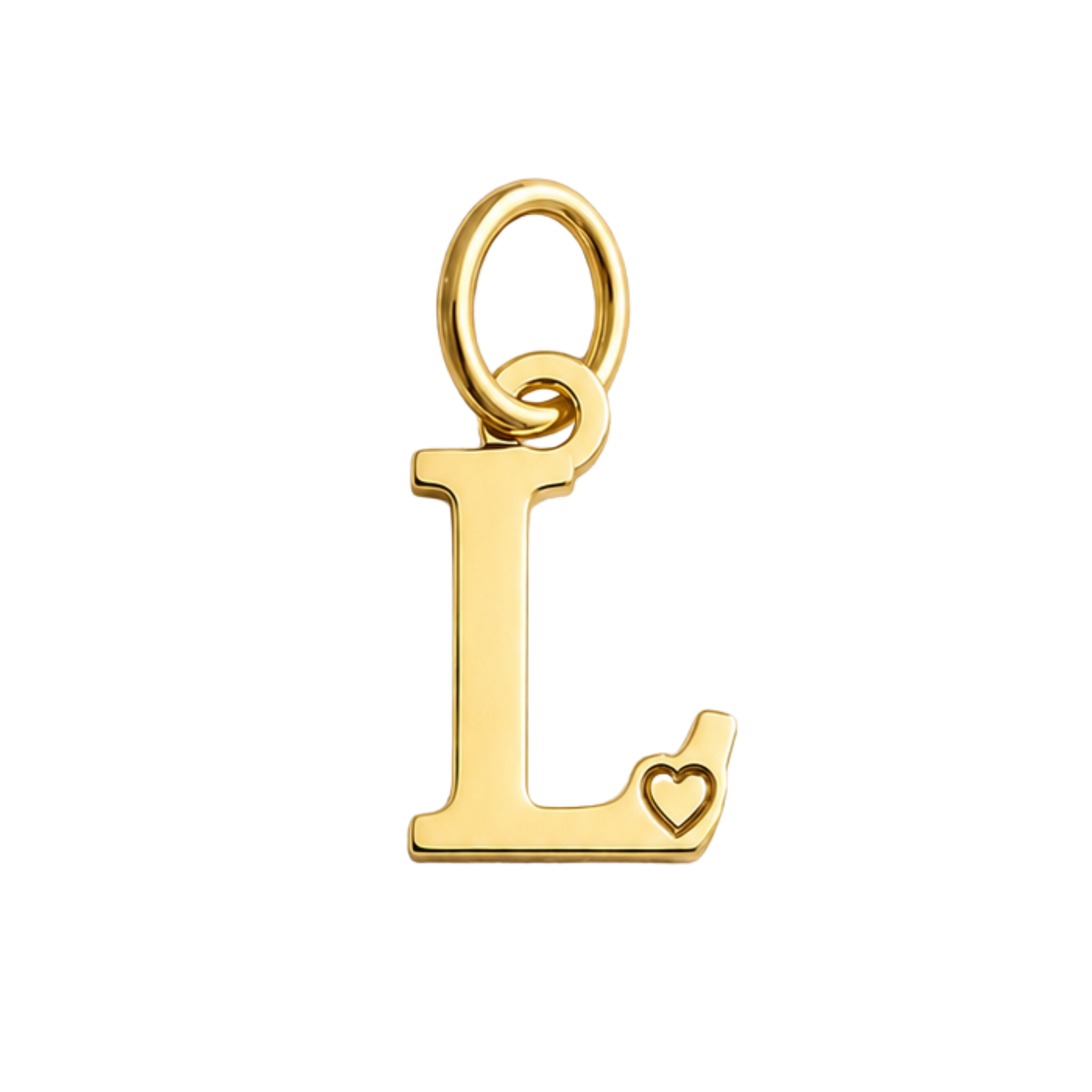 Pendente de Letra Banhado a Ouro