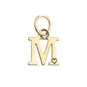 Pendente de Letra Banhado a Ouro