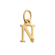 Pendente de Letra Banhado a Ouro