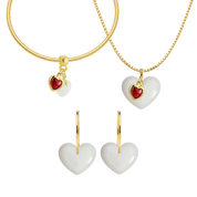 Chubby Heart with Ruby Heart