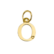 Pendente de Letra Banhado a Ouro