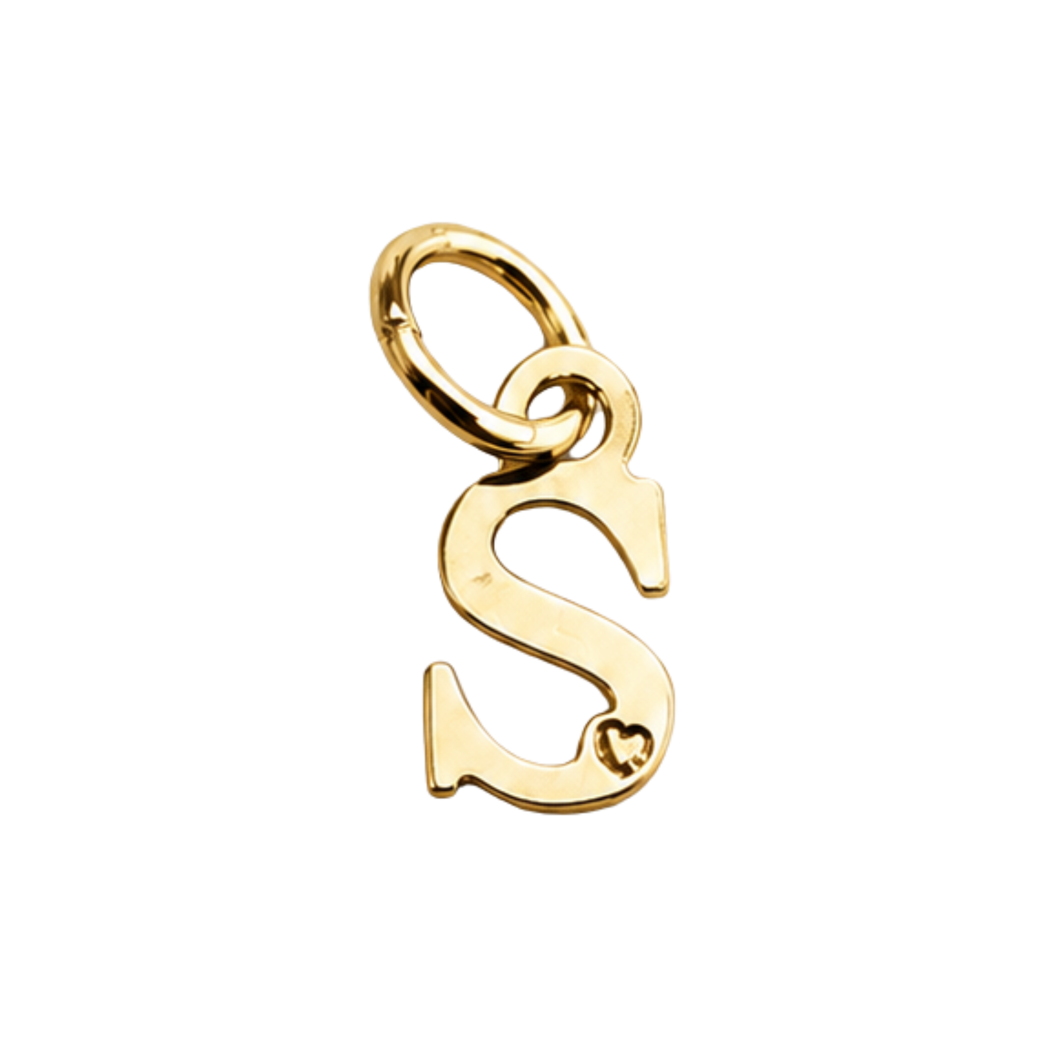 Pendente de Letra Banhado a Ouro