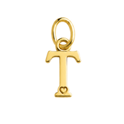 Pendente de Letra Banhado a Ouro