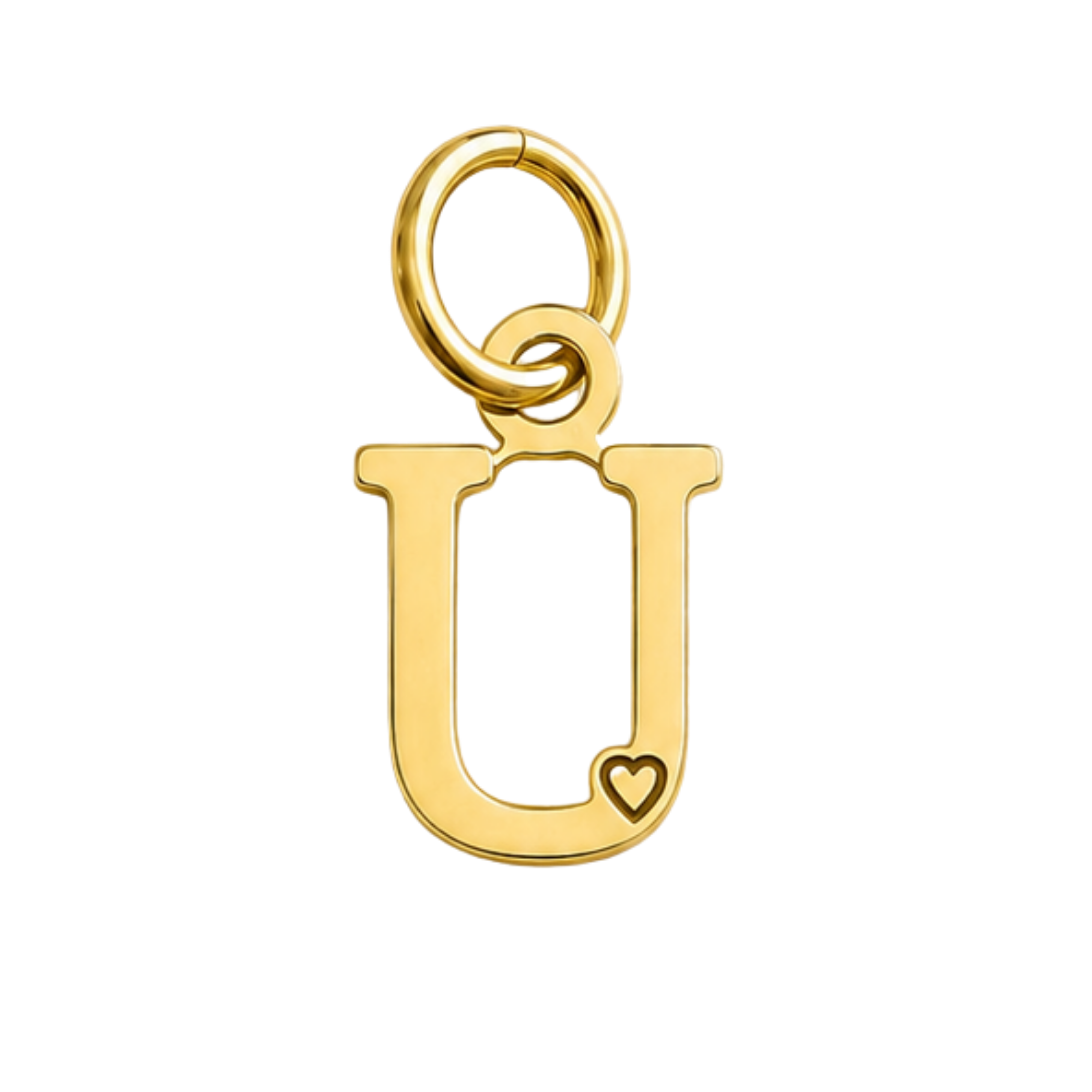 Pendente de Letra Banhado a Ouro