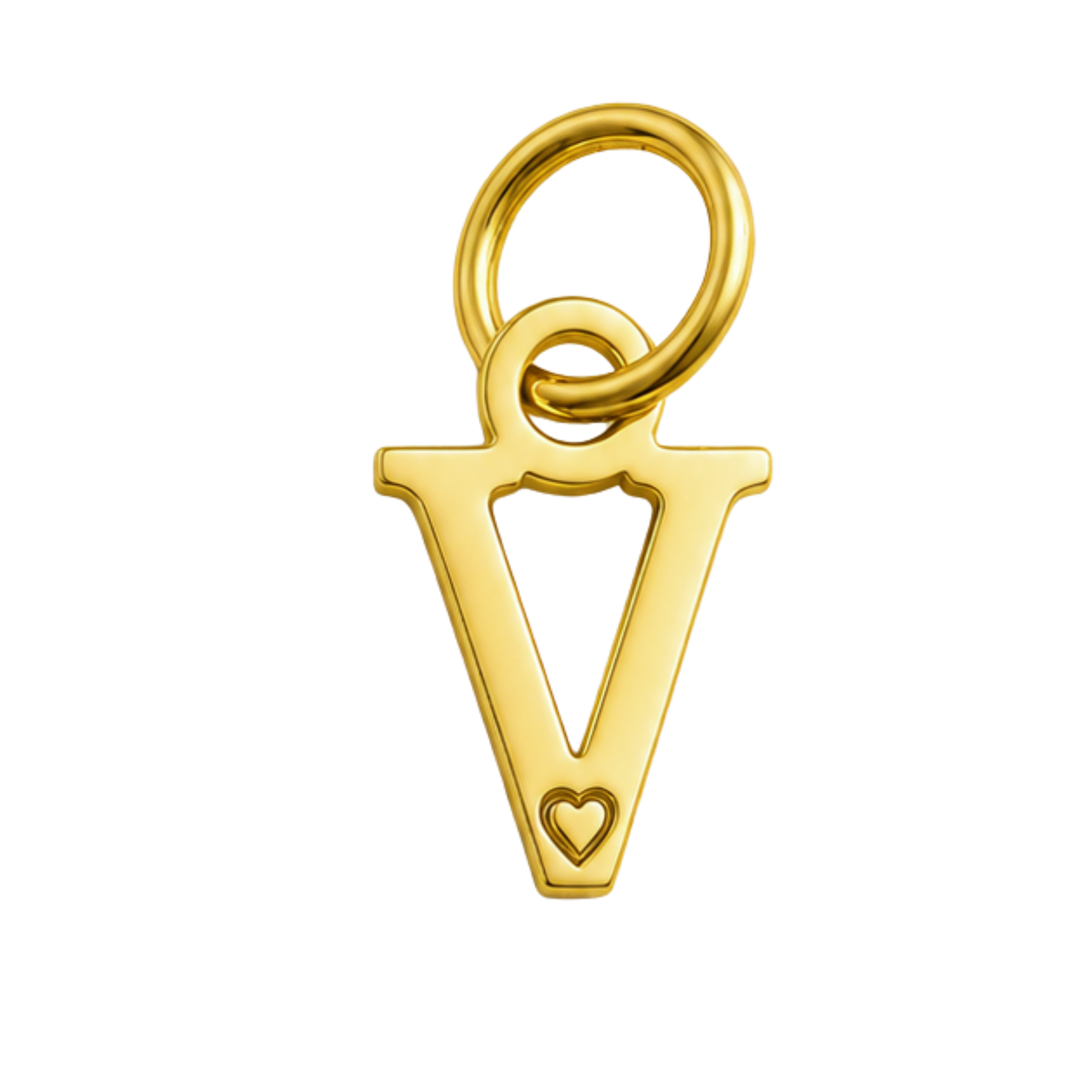 Pendente de Letra Banhado a Ouro