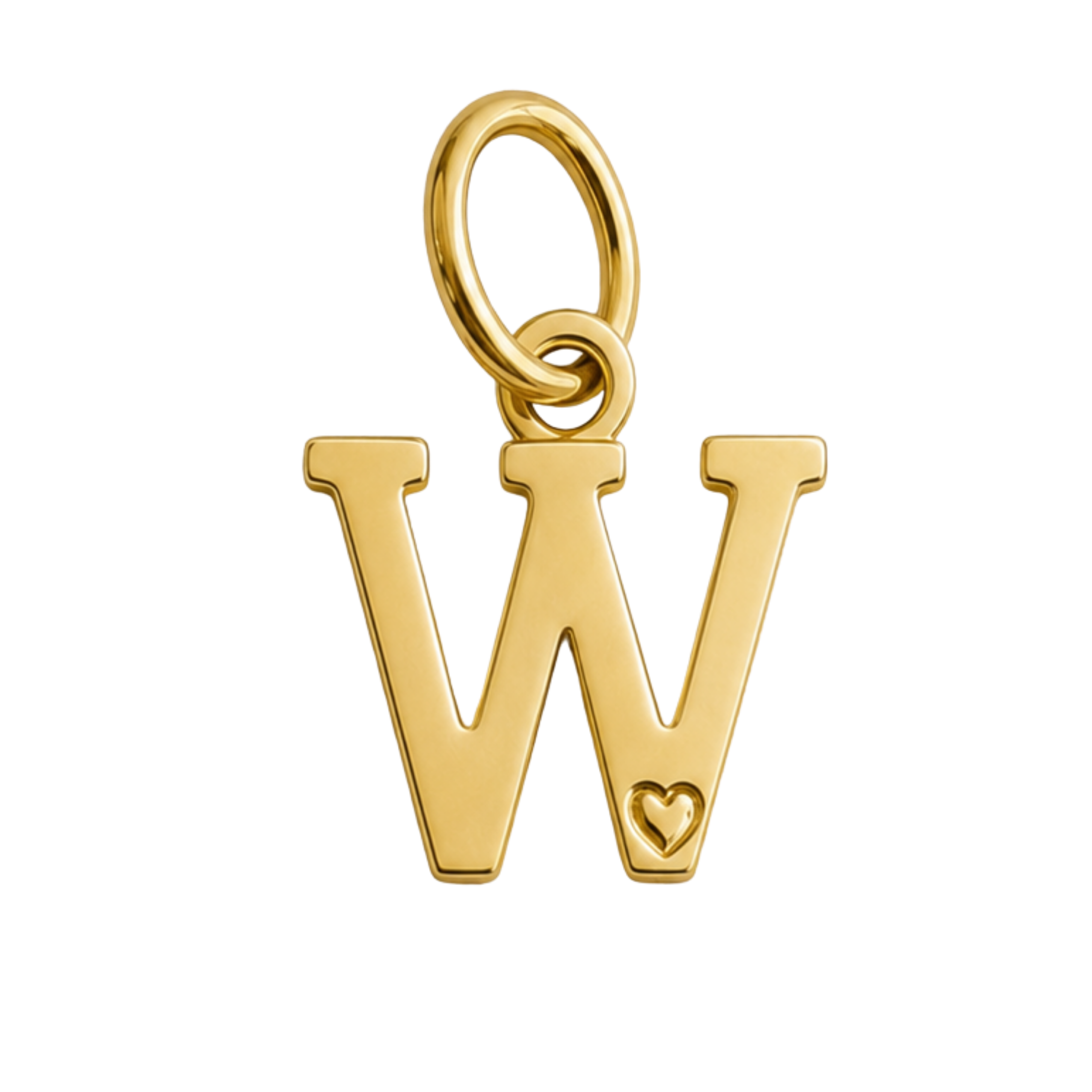 Pendente de Letra Banhado a Ouro