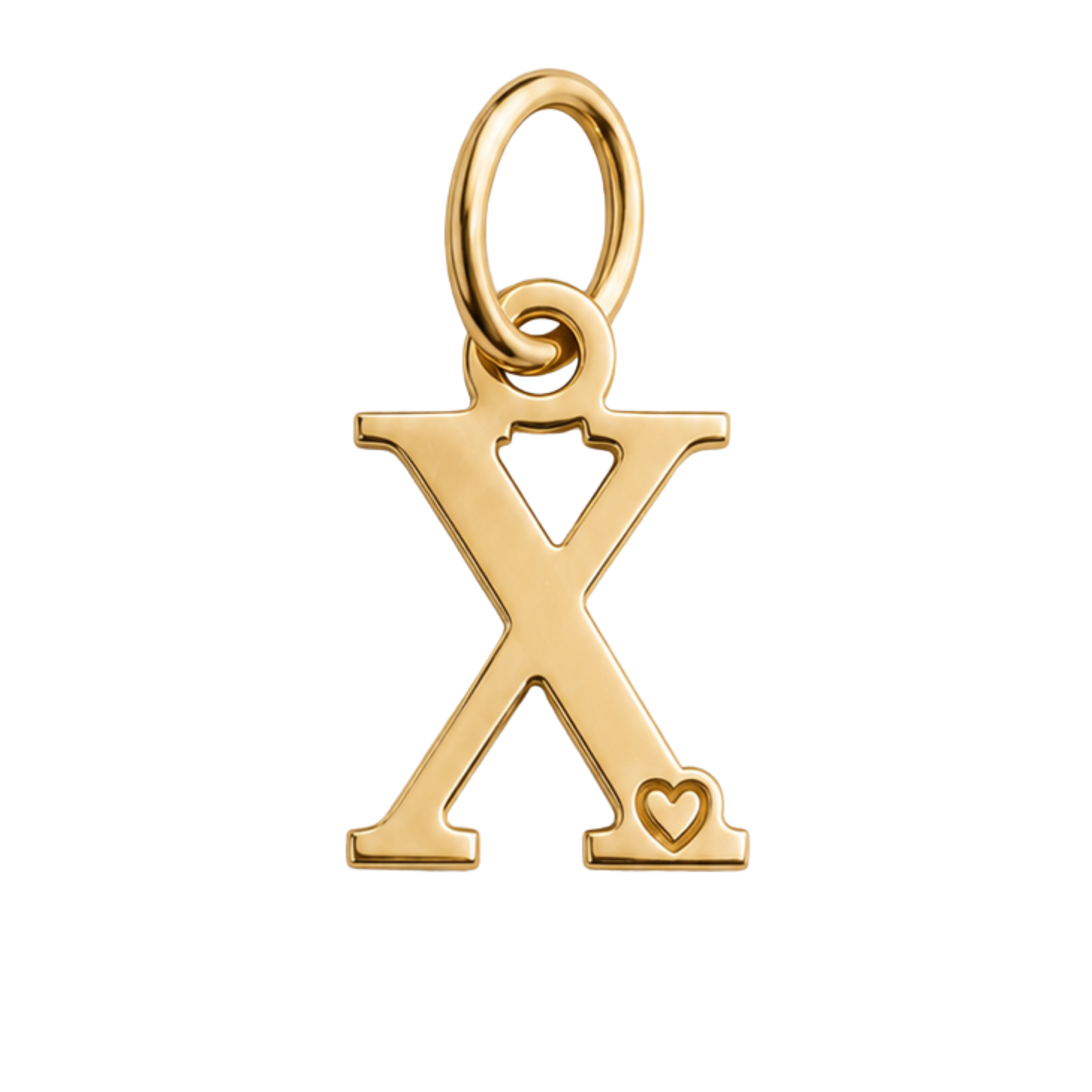 Pendente de Letra Banhado a Ouro