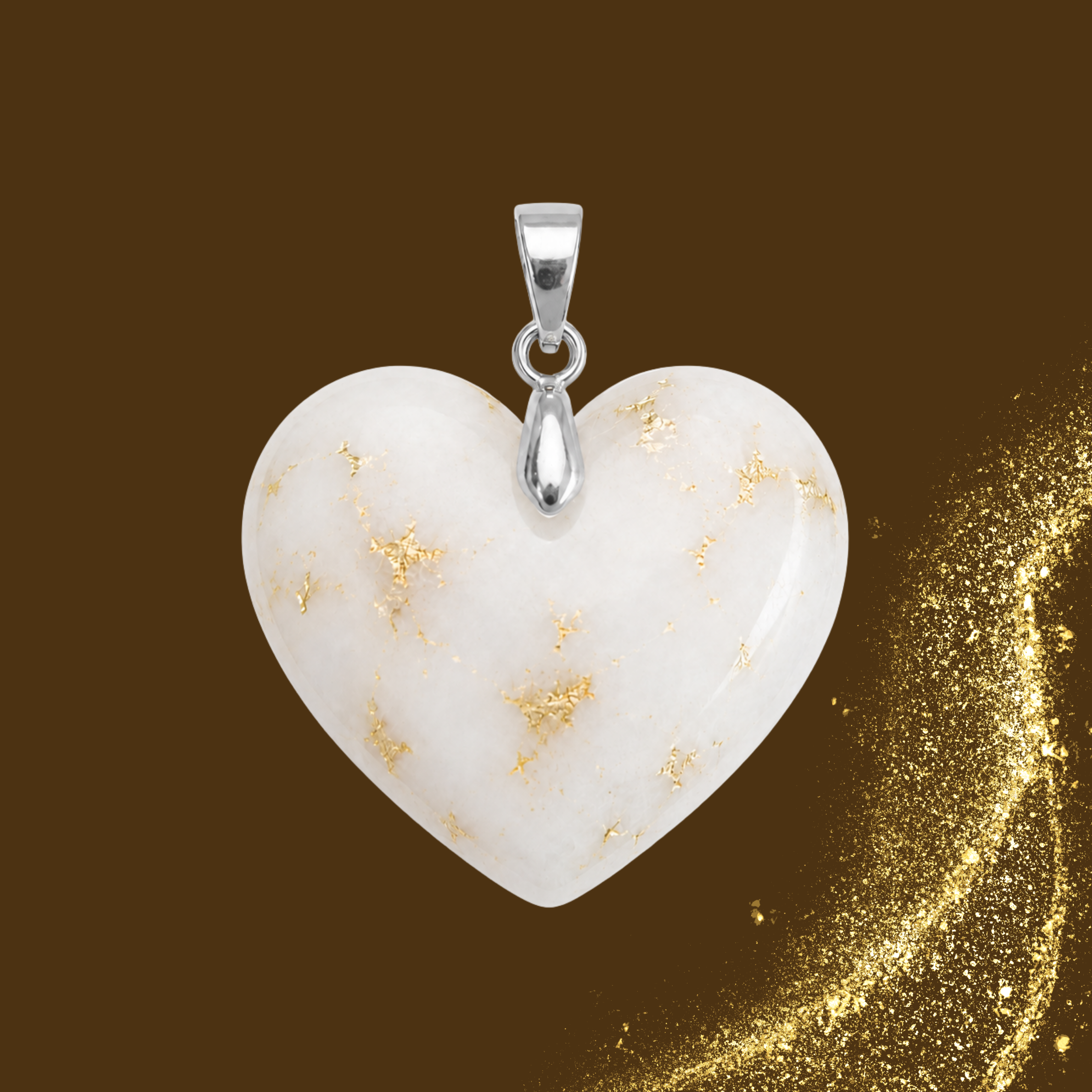 Additional Pendant with Gold Leaf