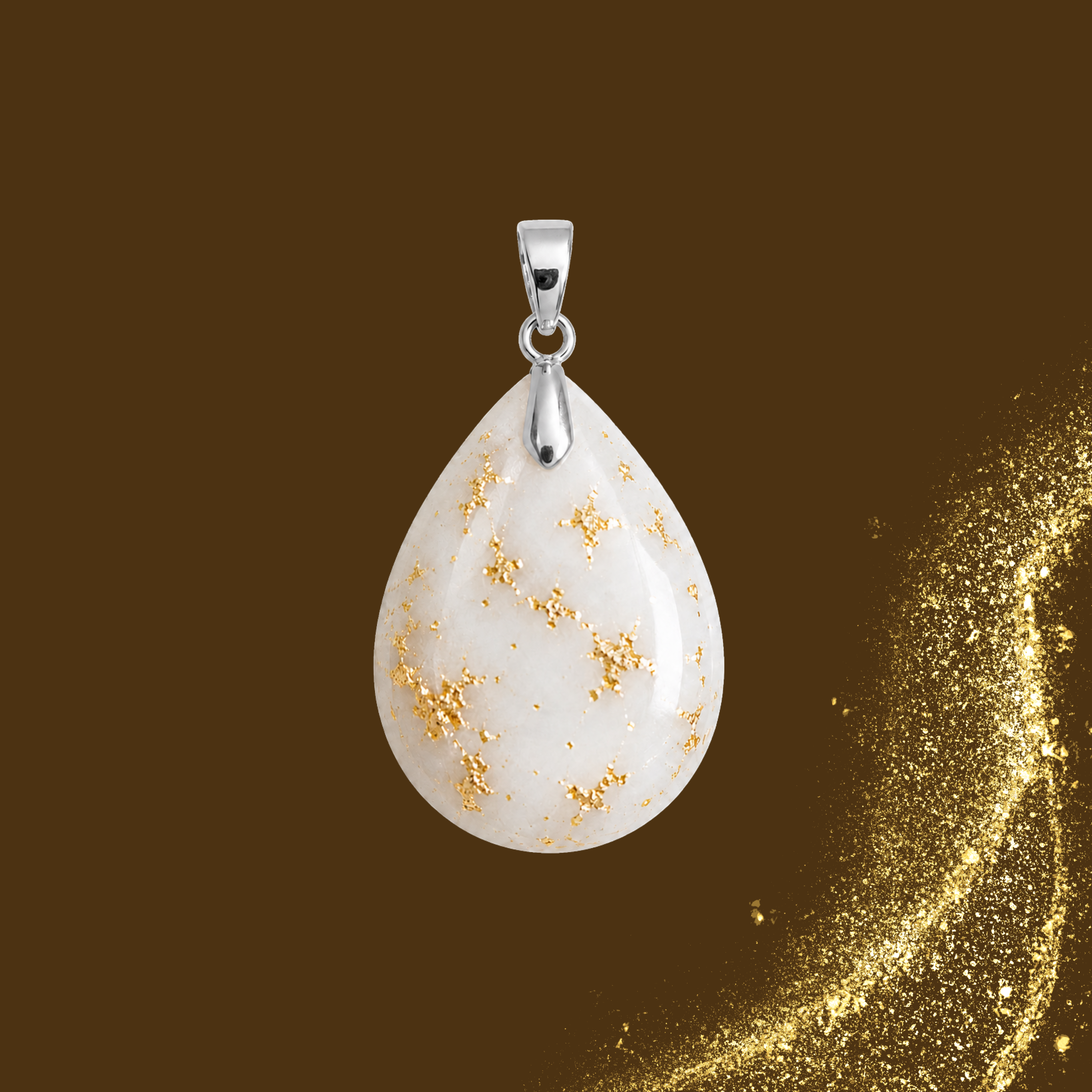 Additional Pendant with Gold Leaf