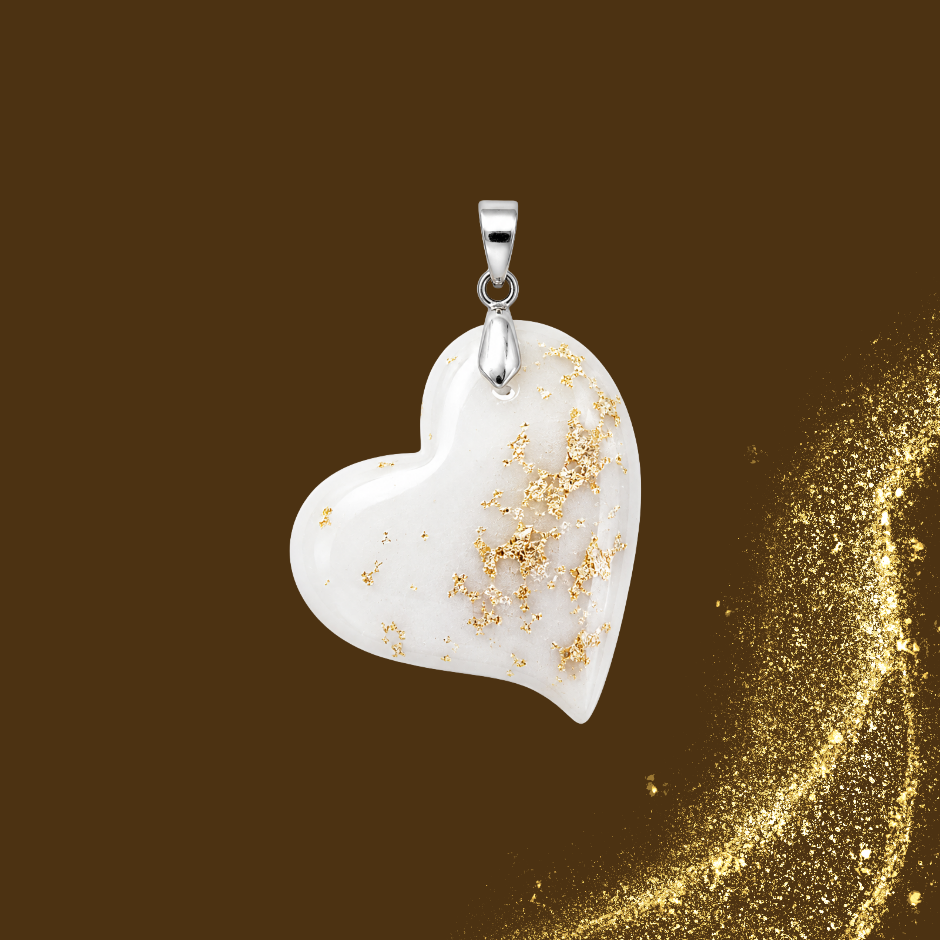 Additional Pendant with Gold Leaf