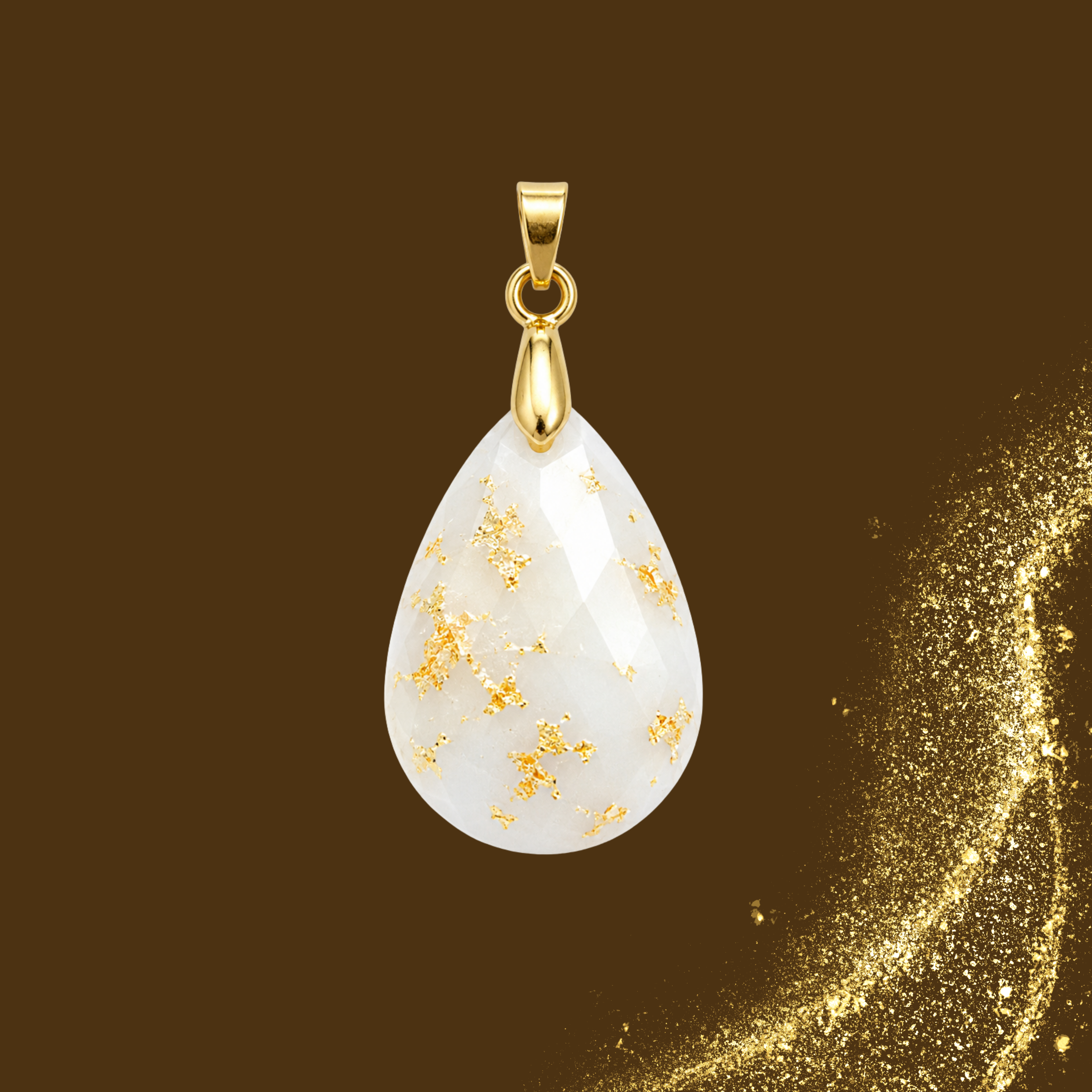 Additional Pendant with Gold Leaf