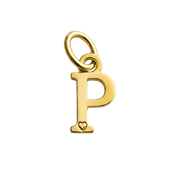 Ciondolo con Lettera Placcato Oro