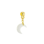 Mini Moon Charm - Breast Milk Jewelry