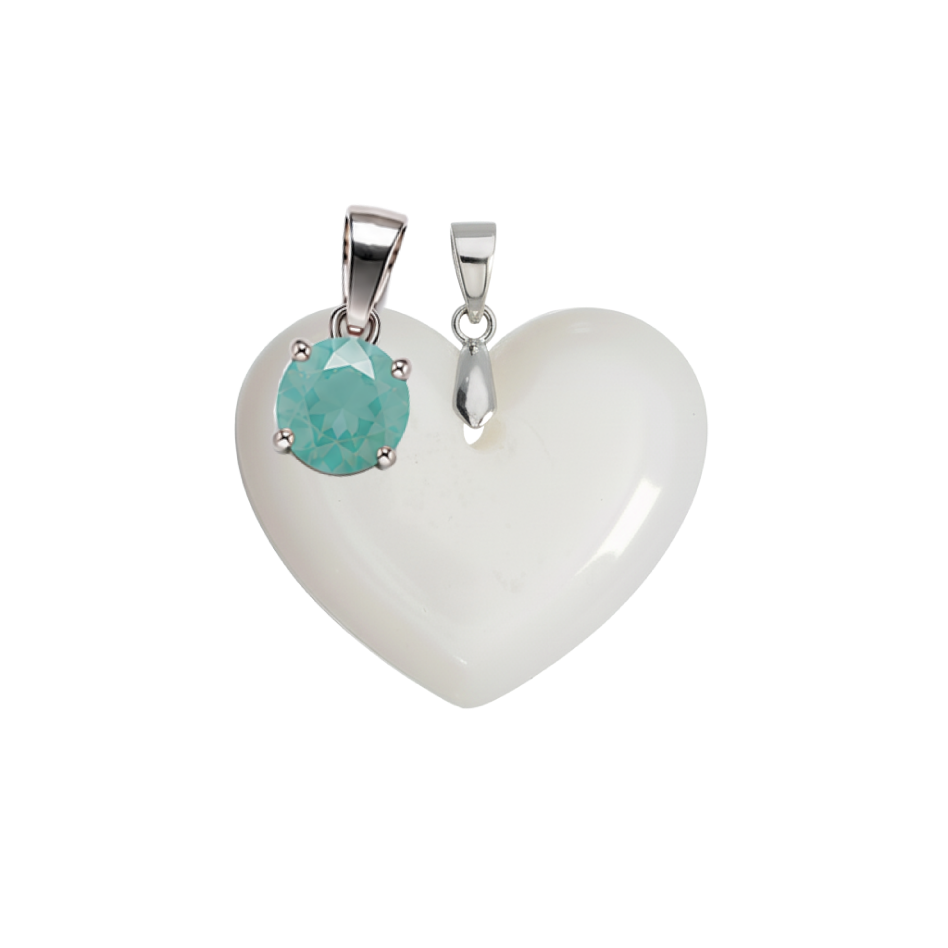 Cœur Rondouillard Supplémentaire avec Pendentif du Mois de Naissance