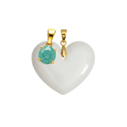 Cœur Rondouillard Supplémentaire avec Pendentif du Mois de Naissance
