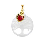 Árbol de la Vida con Corazón Rubí