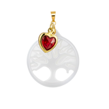 Árbol de la Vida con Corazón Rubí