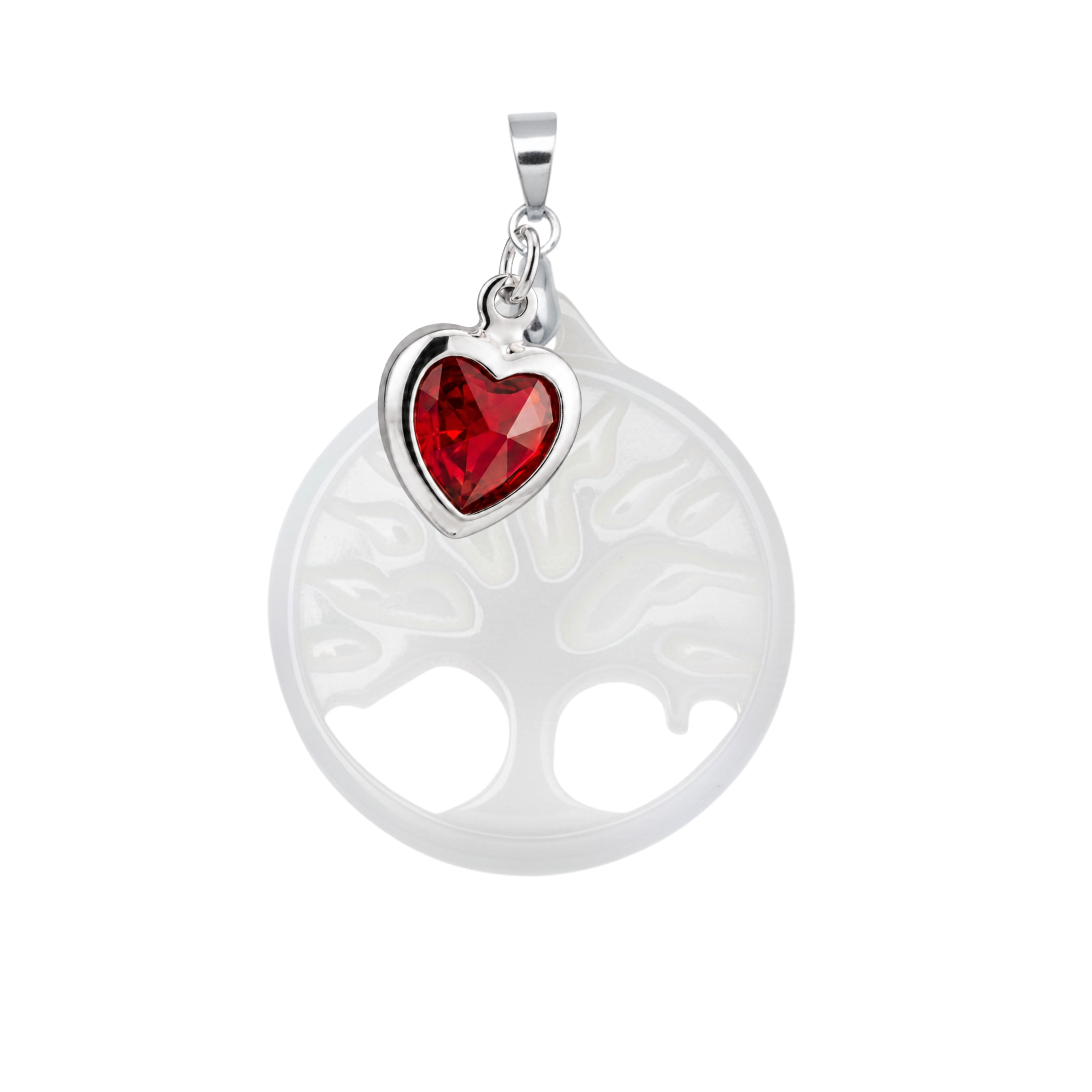 Árbol de la Vida con Corazón Rubí
