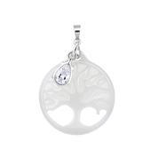Árbol de la Vida con Gota de Circonita