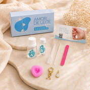 Mini Coração Torcido com Gota Zircônia