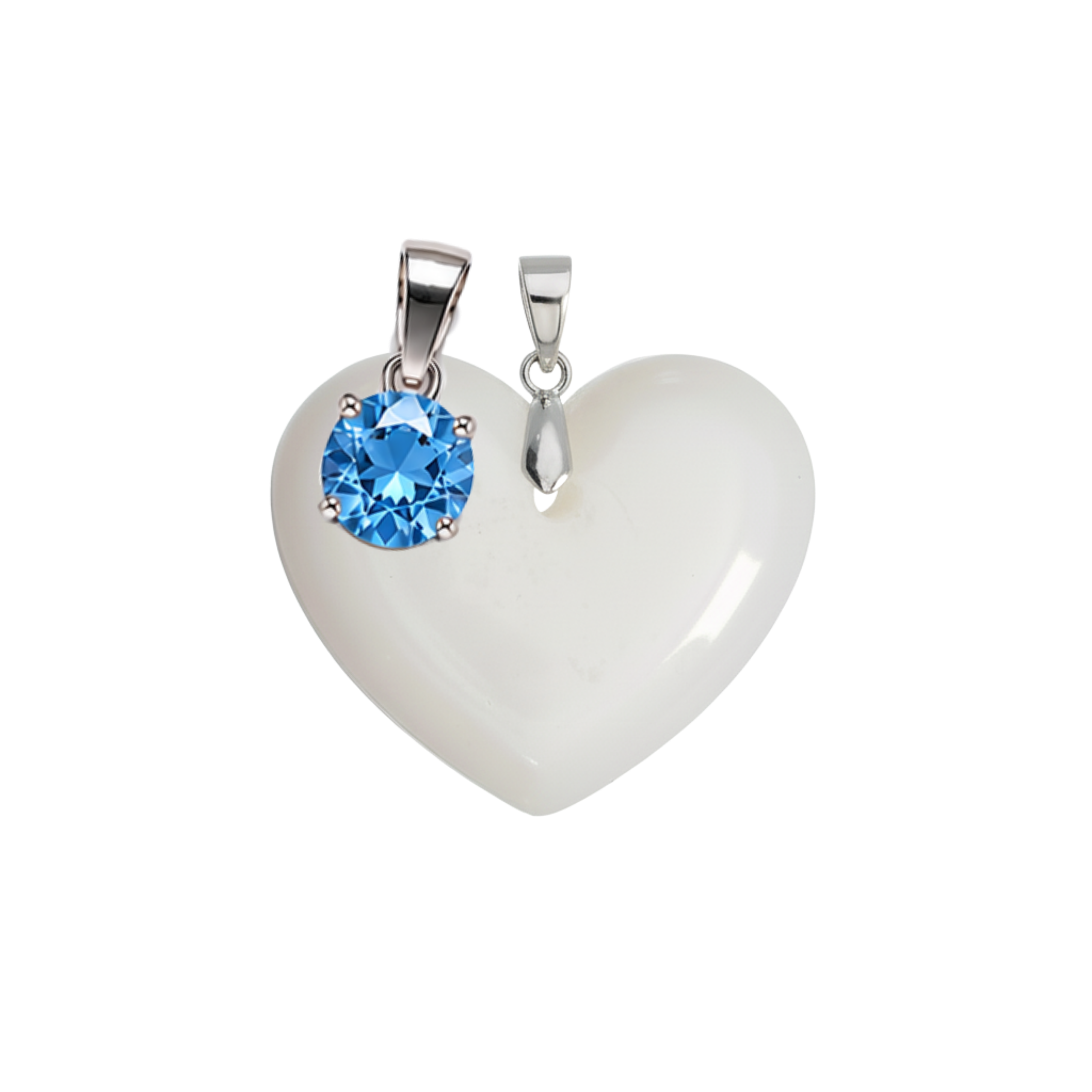 Cœur Rondouillard Supplémentaire avec Pendentif du Mois de Naissance