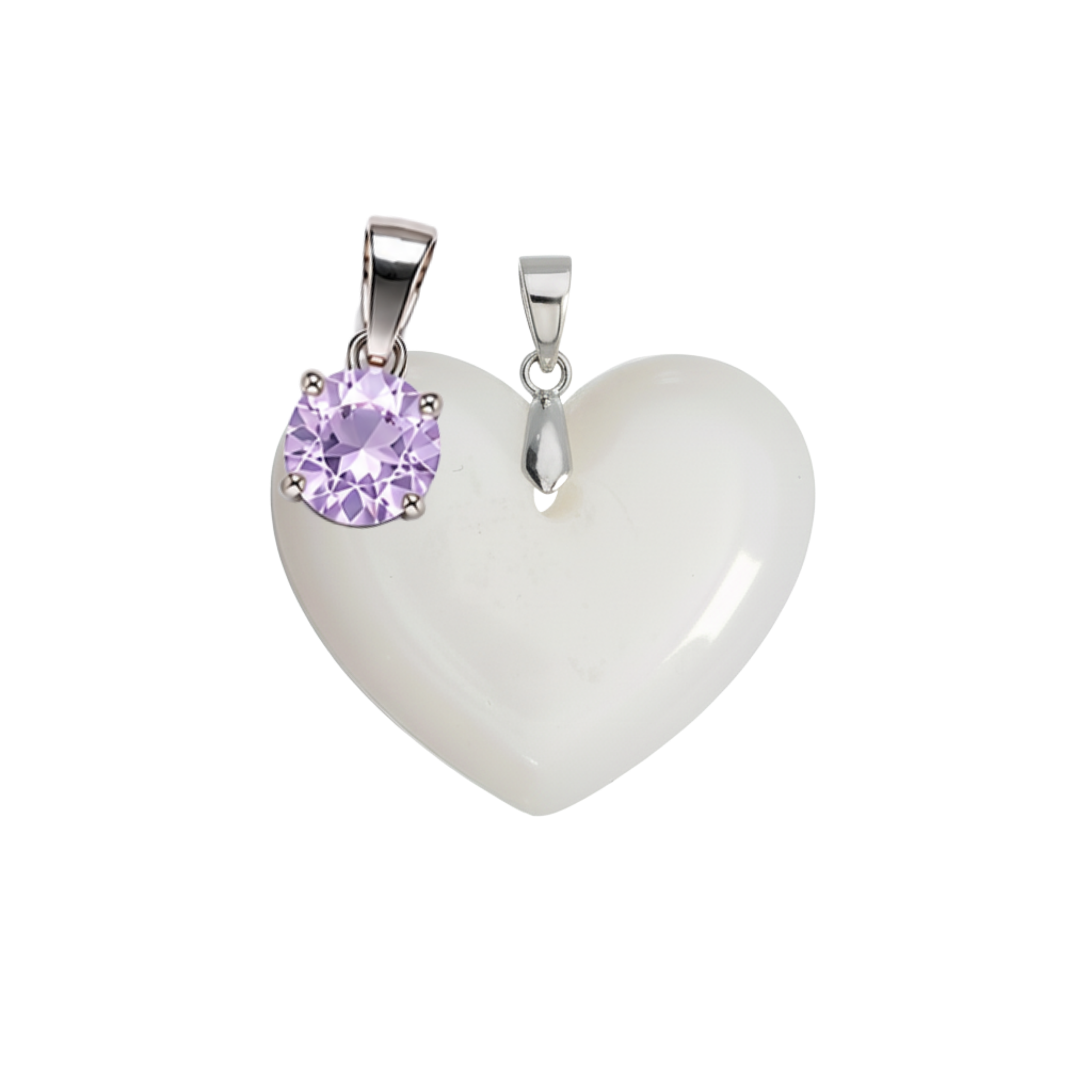 Cœur Rondouillard Supplémentaire avec Pendentif du Mois de Naissance