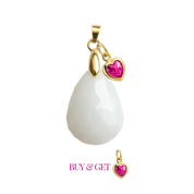 Gota Lapidada con Corazón de Mamá
