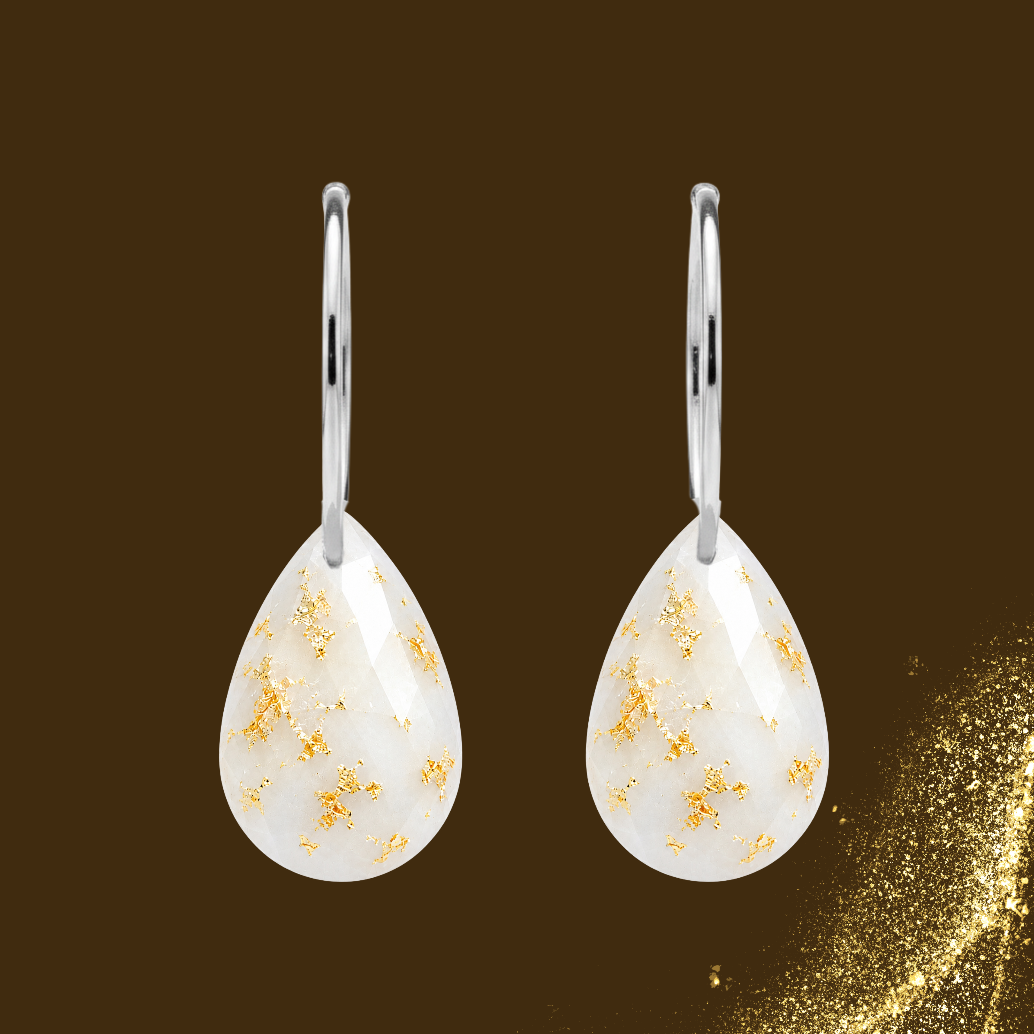 Orecchino Aggiuntivo con Foglia d’Oro – Kit non incluso