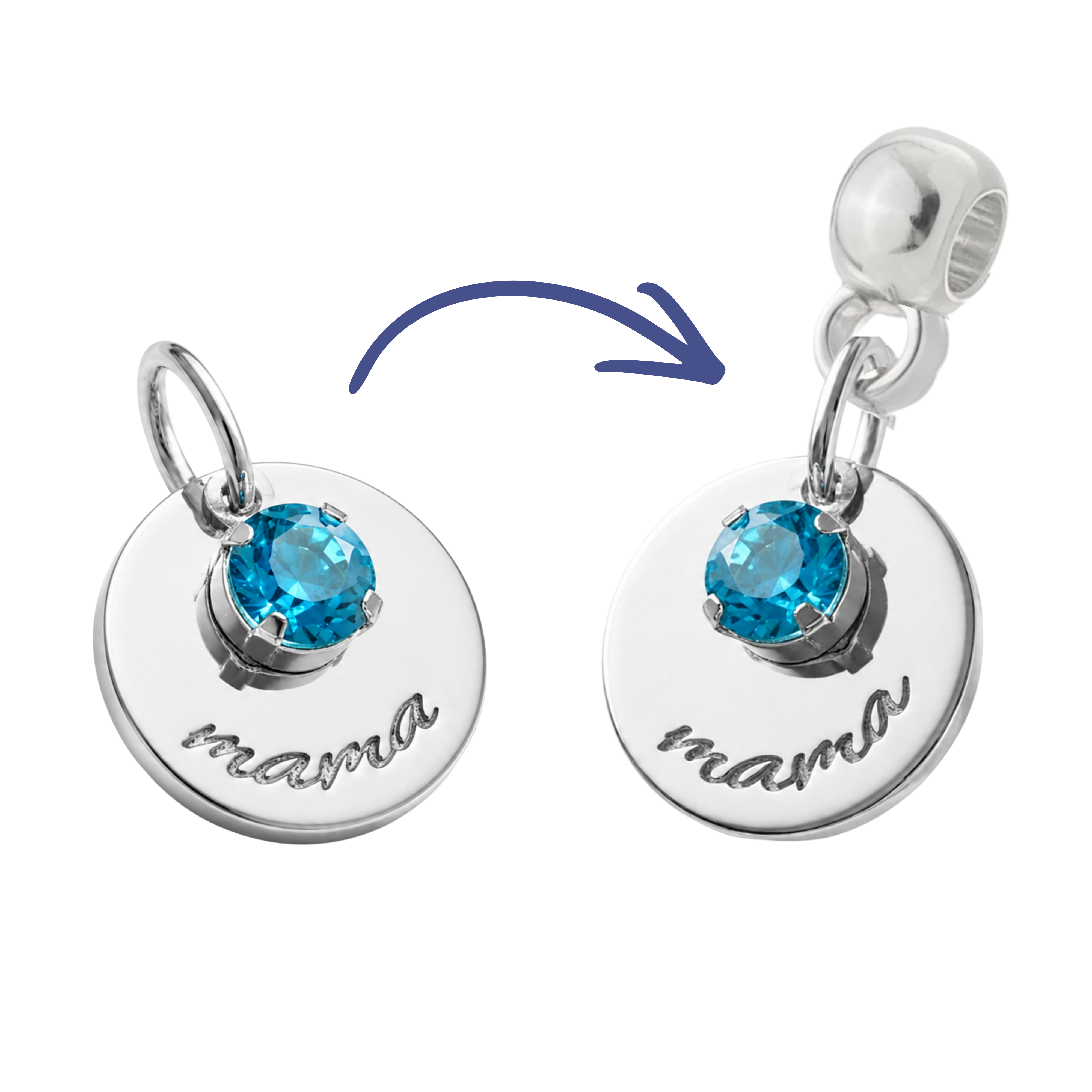 Transform Mama Medal into a Charm